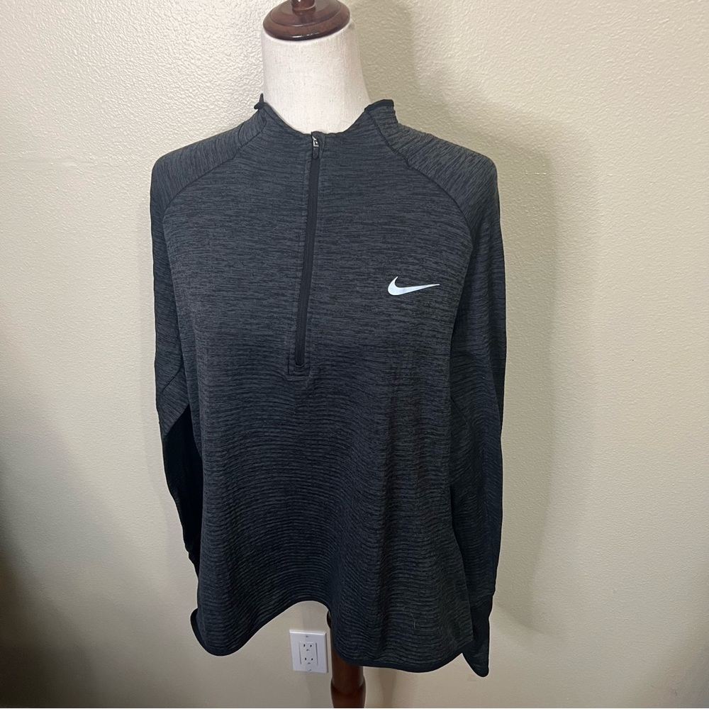 Nike Dark Gray Half-Zip Sweatshirt